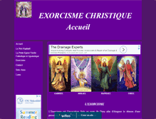 Tablet Screenshot of exorcismechristique.com